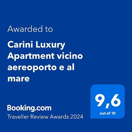 Carini Luxury Apartment Vicino Aereoporto E Al Mare Exterior foto